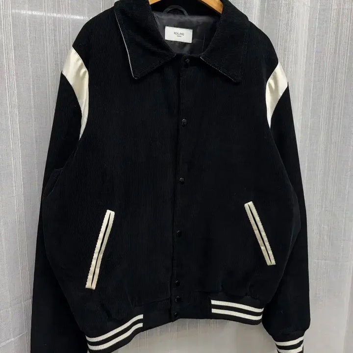 [BUNJANG] Rolling Studios Corduroy Tennis Varsity Jacket (XL) / 롤링 스튜디오 코듀로이 테니 바시티 자켓 Size:XL 54 60 65c