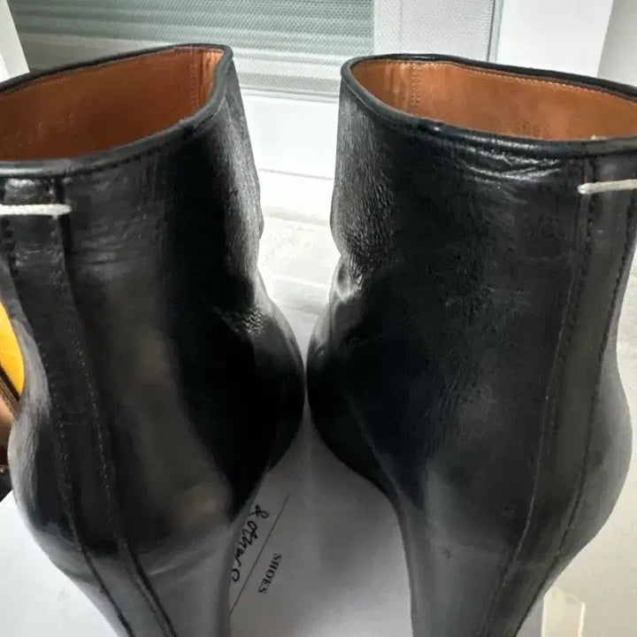 [BUNJANG] Maison Margiela Black Leather Ankle Boots / [240/37.5] 프랑스구매 메종 마르지엘라 블랙 레더 앵클부츠