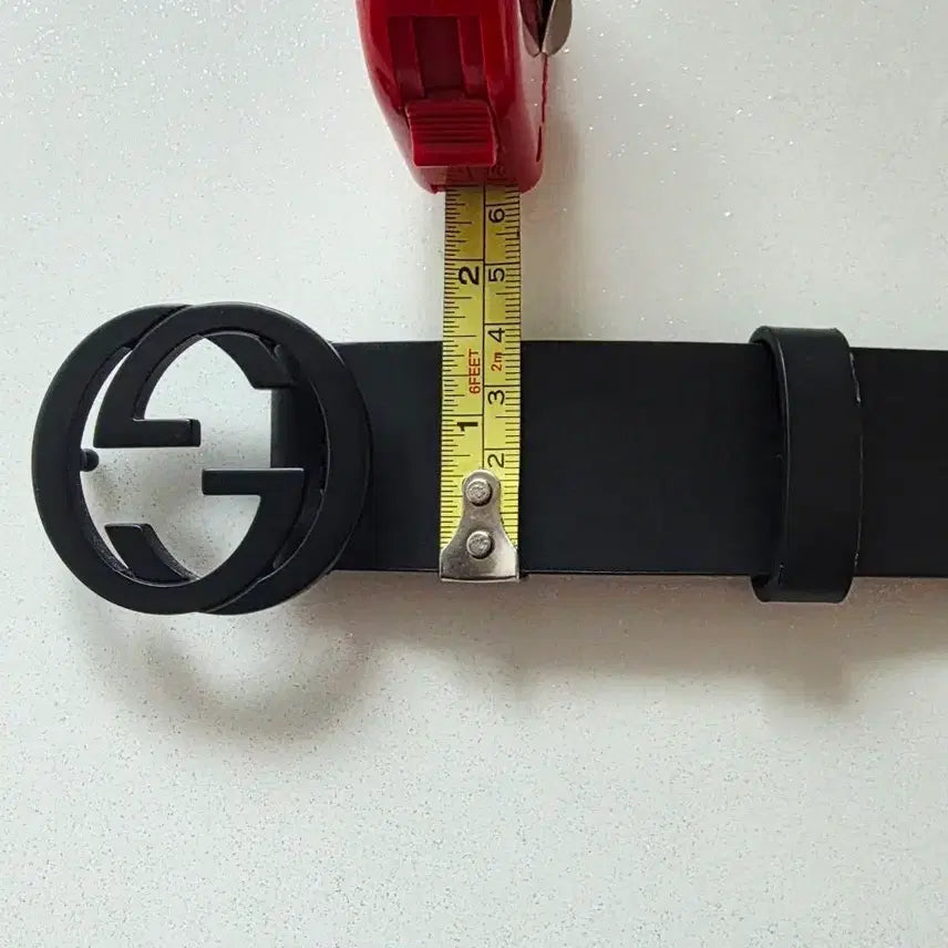 [BUNJANG] Gucci Interlocking G Buckle Leather Belt 105/42 Certificate of Authenticity / 구찌 인터로킹 G 버클 가죽벨트 105/42 (정품 감정서)