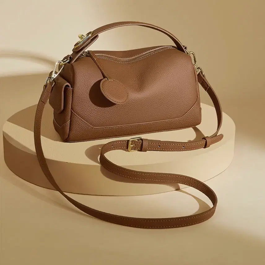 [BUNJANG] Tote Bag (Brown, New) / 가죽 토트백 브라운 컬러(새상품)