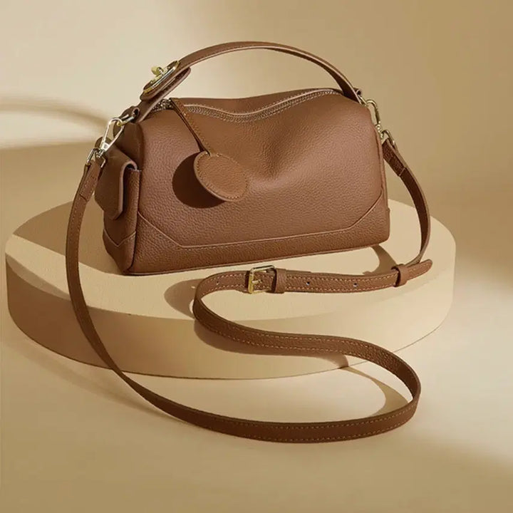 [BUNJANG] Tote Bag (Brown, New) / 가죽 토트백 브라운 컬러(새상품)