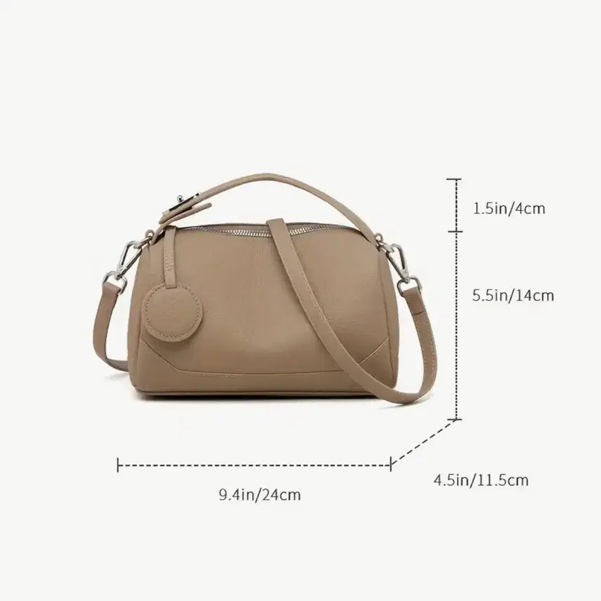 [BUNJANG] Tote Bag (Brown, New) / 가죽 토트백 브라운 컬러(새상품)