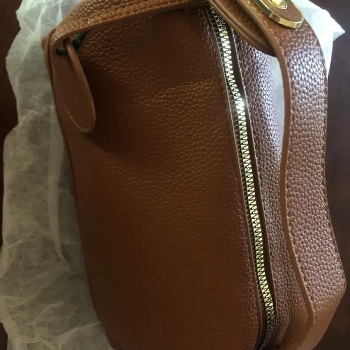 [BUNJANG] Tote Bag (Brown, New) / 가죽 토트백 브라운 컬러(새상품)