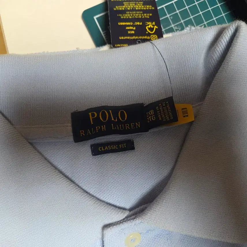 [BUNJANG] Polo Ralph Lauren Paint Splatter Polo Shirt 2XL / 폴로 랄프로렌 페인트 스플래터 카라티 2XL (새싱품)