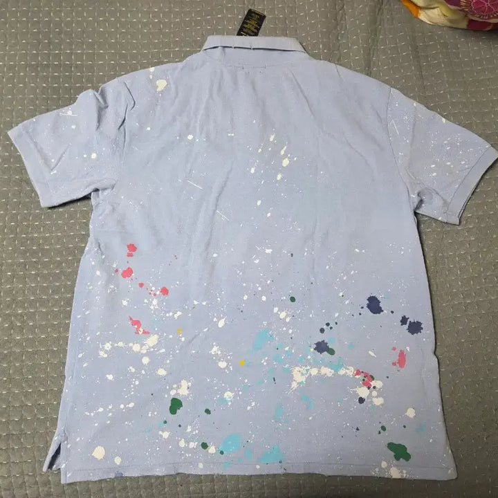 [BUNJANG] Polo Ralph Lauren Paint Splatter Polo Shirt 2XL / 폴로 랄프로렌 페인트 스플래터 카라티 2XL (새싱품)