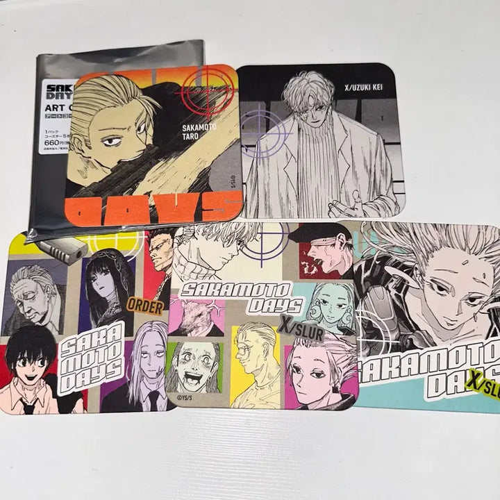 [BUNJANG] Sakamoto Days Slur Order Coaster Bundle Set / 사카모토데이즈  코스터 일괄 슬러 오더 사카모토