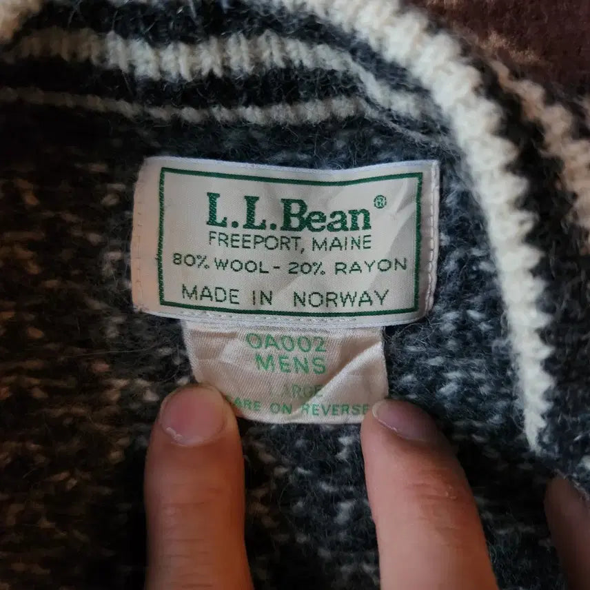 [BUNJANG] LL Bean Birdseye Knit Sweater Vintage / 엘엘빈 llbean 버드아이 니트 빈티지