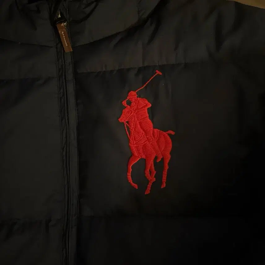 [BUNJANG] Polo Big Pony Navy Padded Jacket / 폴로 빅포니 패딩 네이비 L