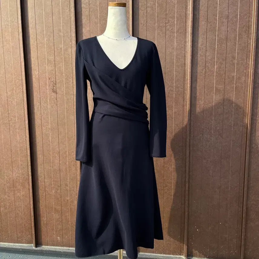 [BUNJANG] Giorgio Armani Drape Midi Dress / Giorgio Armani 드레이프 드레스 미디 원피스