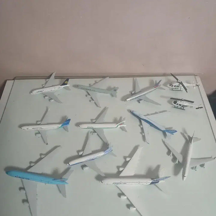 [BUNJANG] Diecast Aircraft and Helicopter Models Bundle Set / 다이캐스트 항공기/헬리콥터 모형 일괄 디피용