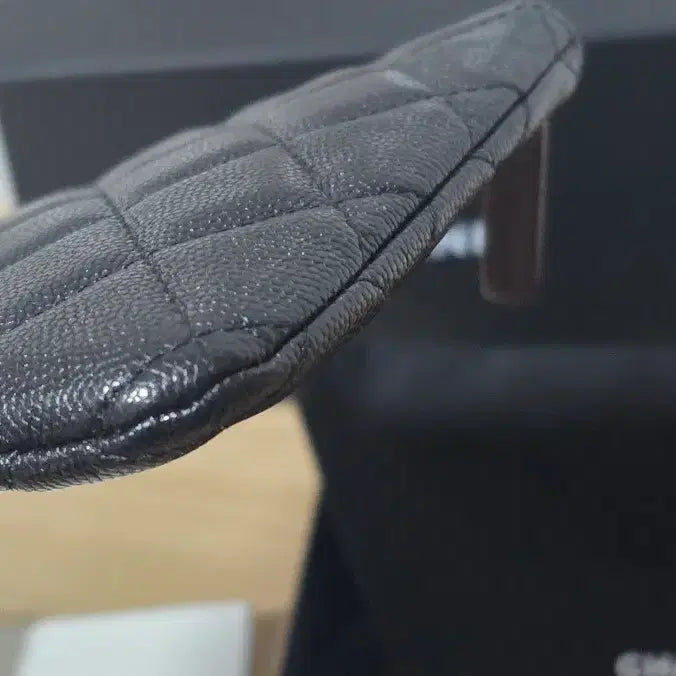 [BUNJANG] Chanel Caviar Black Pouch Full Set / 샤넬 캐비어 블랙 파우치 풀세트