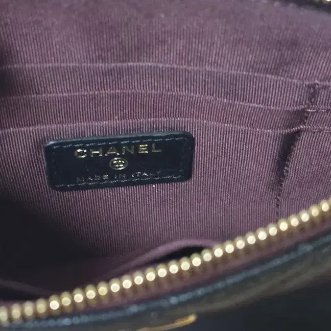 [BUNJANG] Chanel Caviar Black Pouch Full Set / 샤넬 캐비어 블랙 파우치 풀세트