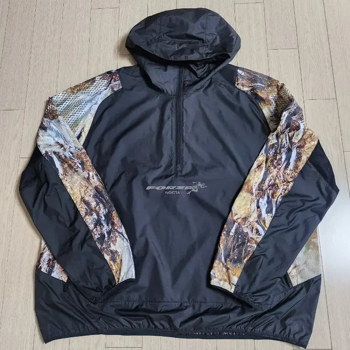 [BUNJANG] Nike x Drake NOCTA NRG Running Jacket - Black Baroque Brown / 나이키 x 드레이크 녹타 NRG 러닝 자켓 블랙 바로크 브라운 (FJ30