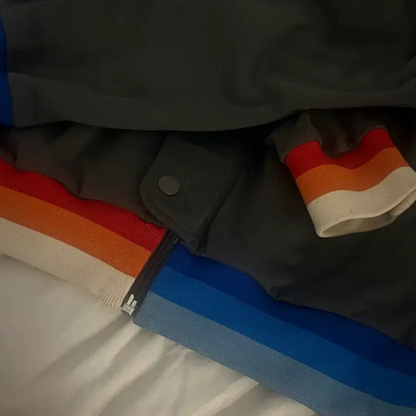 [BUNJANG] Adidas Grey Baseball Jacket / 대대장 아디다스 백로고 회색 야구잠바 야구점퍼