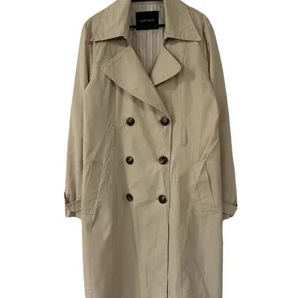 [BUNJANG] BLUE STRIVE Double Trench Coat Beige / [M] BLUE STRIVE 더블 트렌치코트 베이지