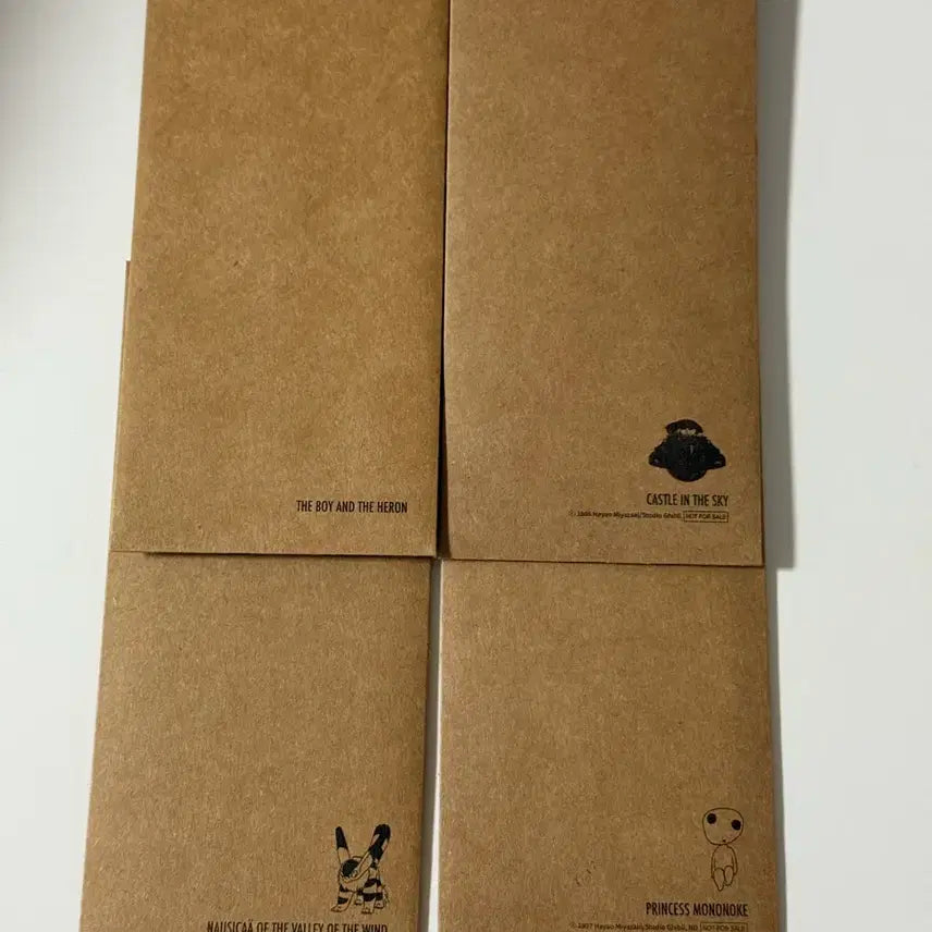 [BUNJANG] CGV Studio Ghibli 4-Piece Bundle Set / CGV TTT 지브리 4종 일괄 / 그어살 나우시카 모노노케 라퓨타