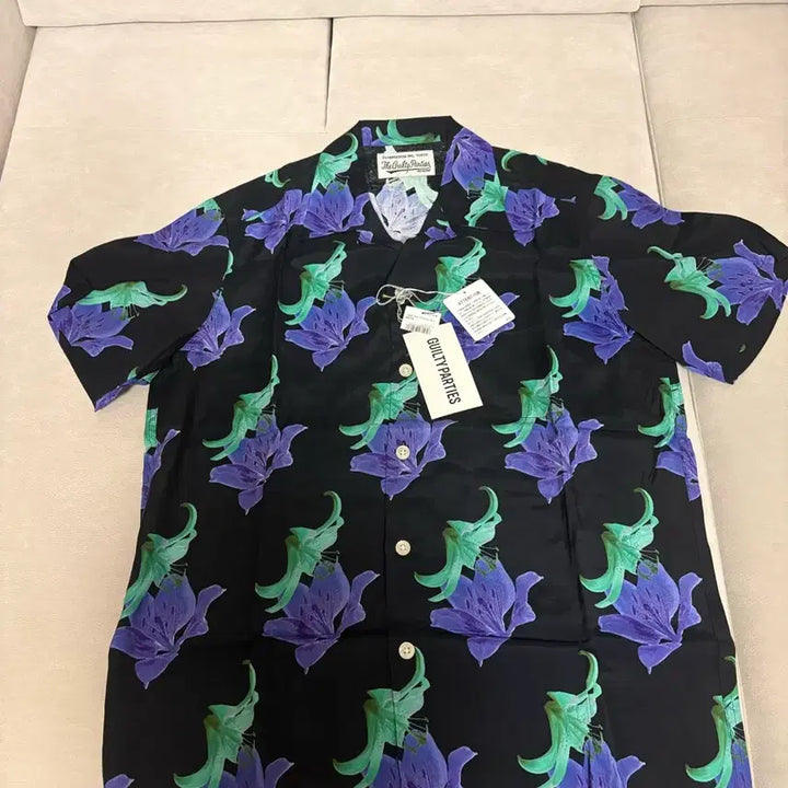 [BUNJANG] Wackomaria 17 Season Aloha Short-Sleeve Shirt L Size / 와코마리아 17시즌 아로하 반팔셔츠 L사이즈