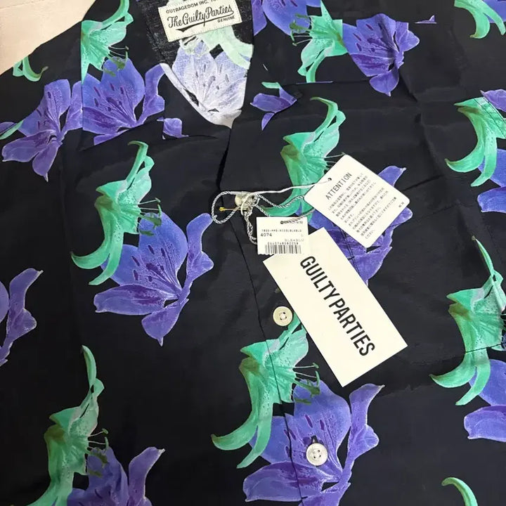 [SOLD OUT] 와코마리아 17시즌 아로하 반팔셔츠 L사이즈