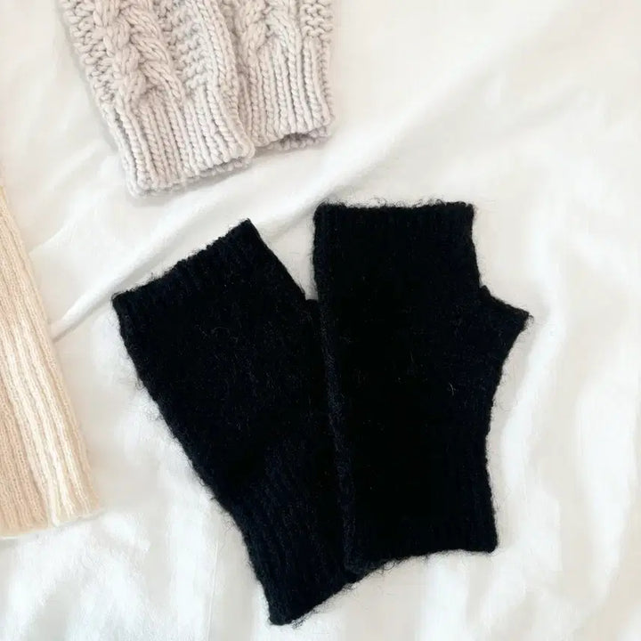 [BUNJANG] Zara Vintage Hand Warmer Arm Warmers / 자라 빈티지샵 워머 핸드워머 팔토시 일본 블랙 베이지 아이보리