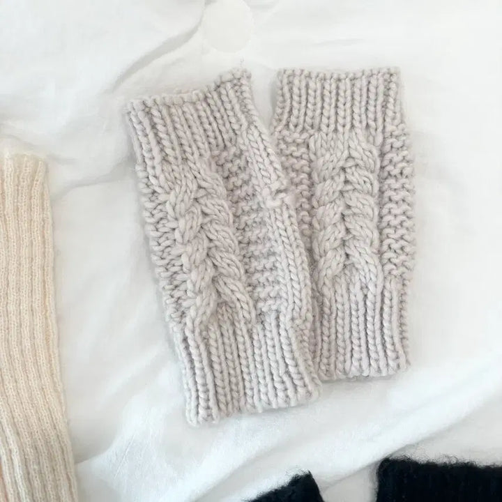 [BUNJANG] Zara Vintage Hand Warmer Arm Warmers / 자라 빈티지샵 워머 핸드워머 팔토시 일본 블랙 베이지 아이보리