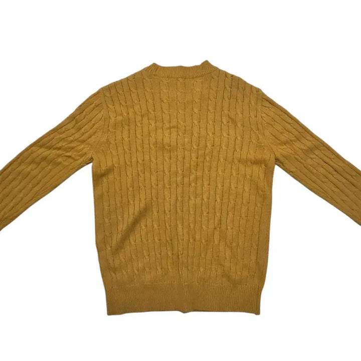 [BUNJANG] Andersson Bell Mustard Cable Knit Sweater / Andersson Bell 엔더슨 벨의 머스타드색 꽈베기 니트 스웨터