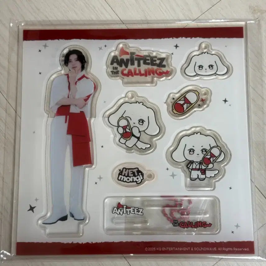 에이티즈 인더콜링 아크릴스탠드 여상 미개봉