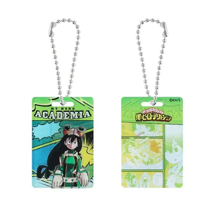 [BUNJANG] My Hero Academia Tsuyu Acrylic Keychain / 히로아카 나히아 패키지 스타일 키체인 컬렉션 키링 아크릴 츠유 점프샵