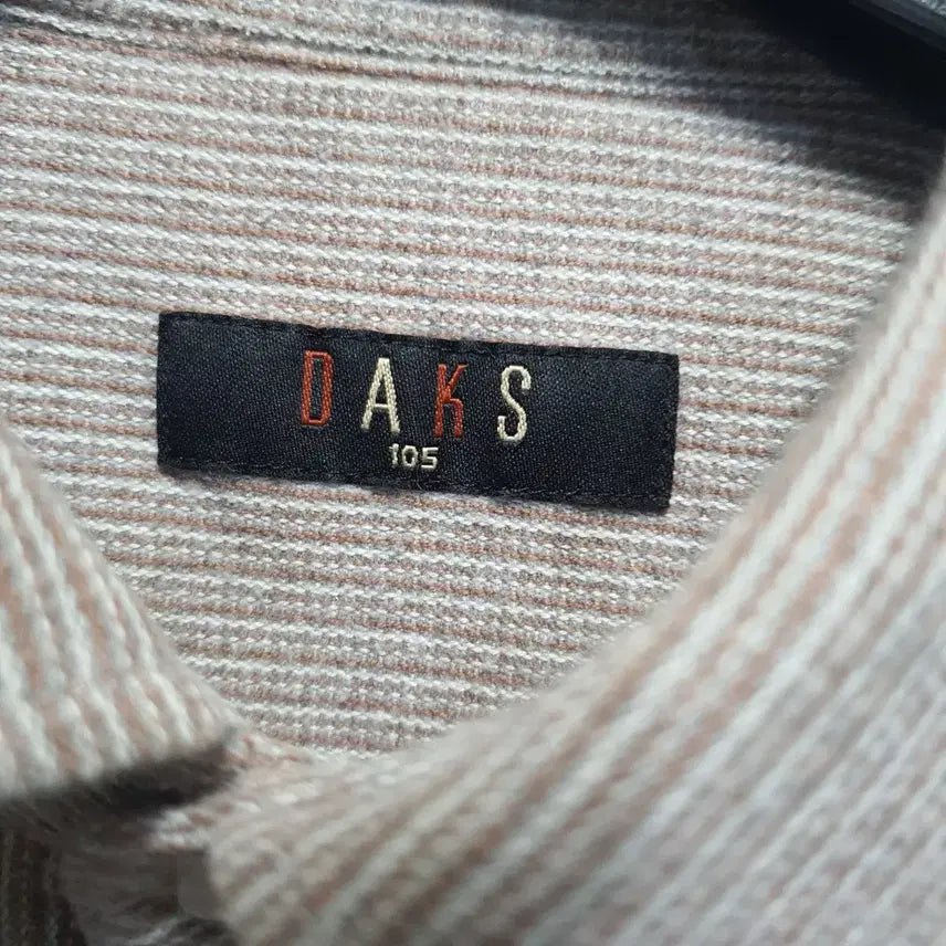 [BUNJANG] Daks Striped Long Sleeve Shirt 105 / 닥스 스트라이프 긴팔 셔츠 105