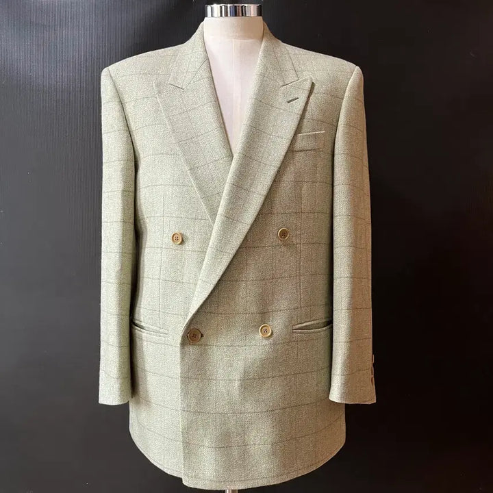 [BUNJANG] Missoni Ummo Cashmere Wool Tweed Double Jacket / Missoni Ummo 미쏘니 캐시미어 울 트위드 더블 자켓 Made i