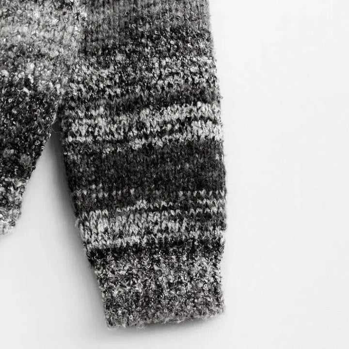 [BUNJANG] Roflow Two-Way Turtleneck Knit Zip-up / 로플로 투웨이 터틀넥 니트 집업