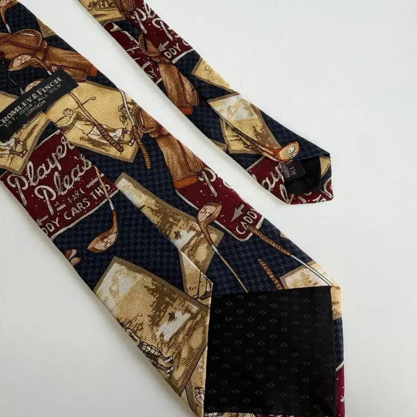 [BUNJANG] Vintage Silk Tie / 빈티지 실크 넥타이 9.3cm