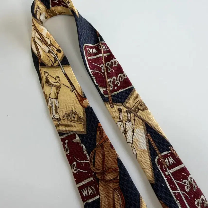 [BUNJANG] Vintage Silk Tie / 빈티지 실크 넥타이 9.3cm