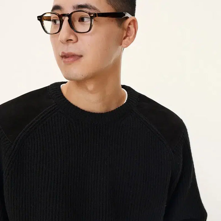 [BUNJANG] Military Knit Black / [5] 포터리 밀리터리 니트 블랙