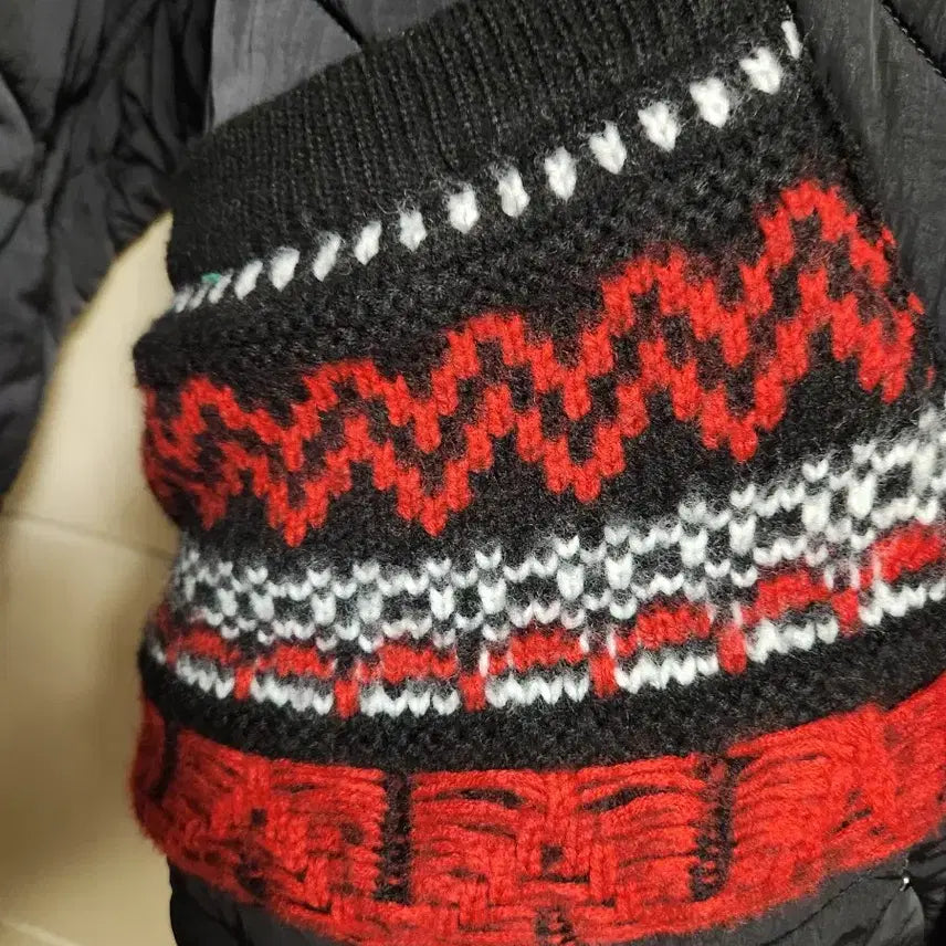 [BUNJANG] Andersson Bell Unisex Knit Patch Quilted Blouson Jacket / 앤더슨벨  유니섹스  니트패치 퀼팅 블루종   점퍼