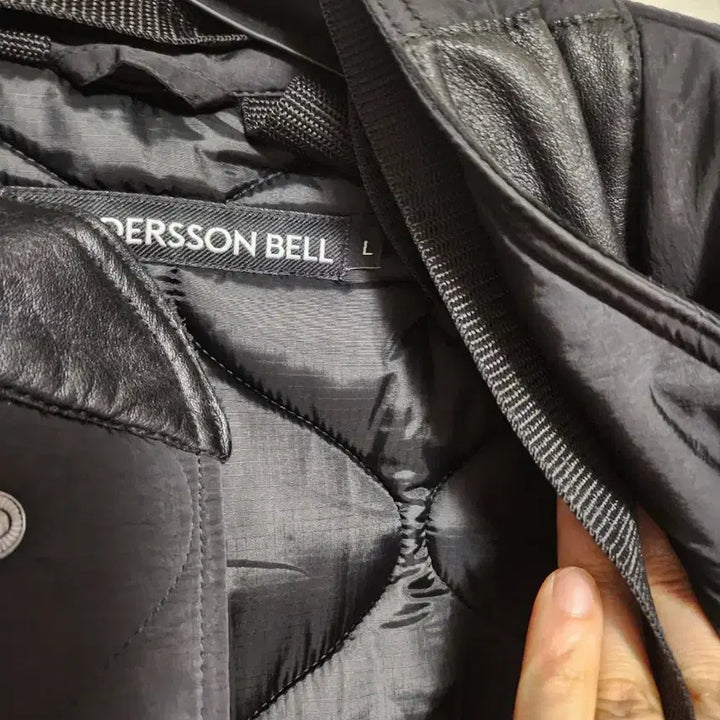 [BUNJANG] Andersson Bell Unisex Knit Patch Quilted Blouson Jacket / 앤더슨벨  유니섹스  니트패치 퀼팅 블루종   점퍼