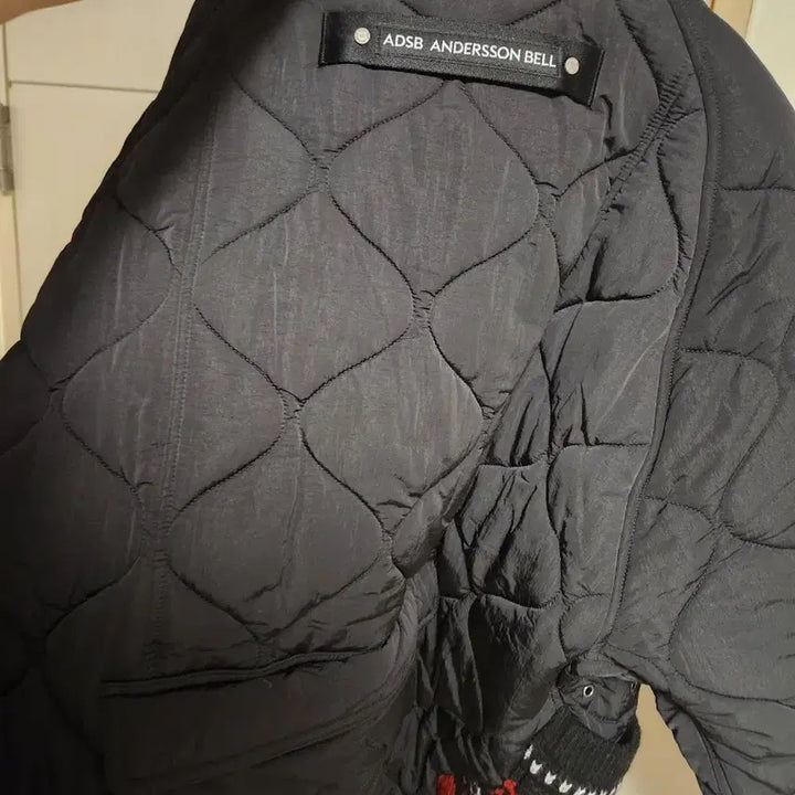 [BUNJANG] Andersson Bell Unisex Knit Patch Quilted Blouson Jacket / 앤더슨벨  유니섹스  니트패치 퀼팅 블루종   점퍼