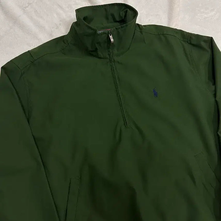 [BUNJANG] Polo Ralph Lauren Poly-Shell Half-Zip Pullover Anorak / (M)폴로랄프로렌 폴리쉘 풀오버 하프집업 아노락 딥그린