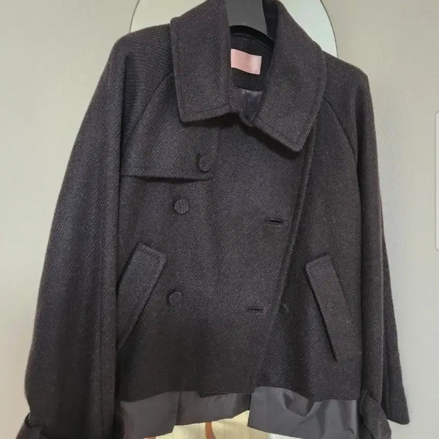 [BUNJANG] LEBEIGE Wool Alpaca Jacket Coat / LEBEIGE 르베이지 울 알파카 자켓 반코트