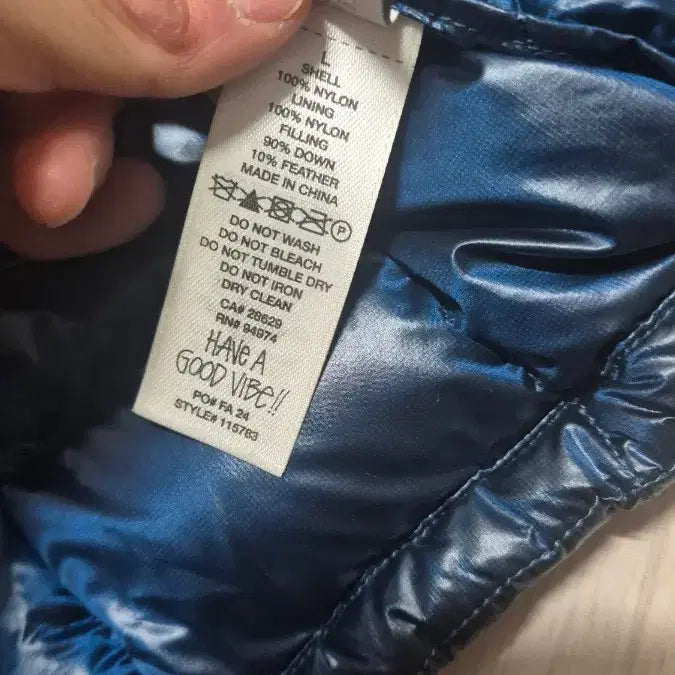 [BUNJANG] Stussy Midweight Hooded Puffer Jacket Royal L / 스투시 미드웨이트 후드 패딩 퍼퍼 로얄 L