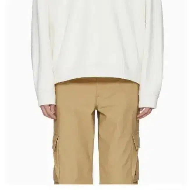 [BUNJANG] Wooyoungmi Half-Zip Sweatshirt Ivory / 우영미 하프집업  46 아이보리