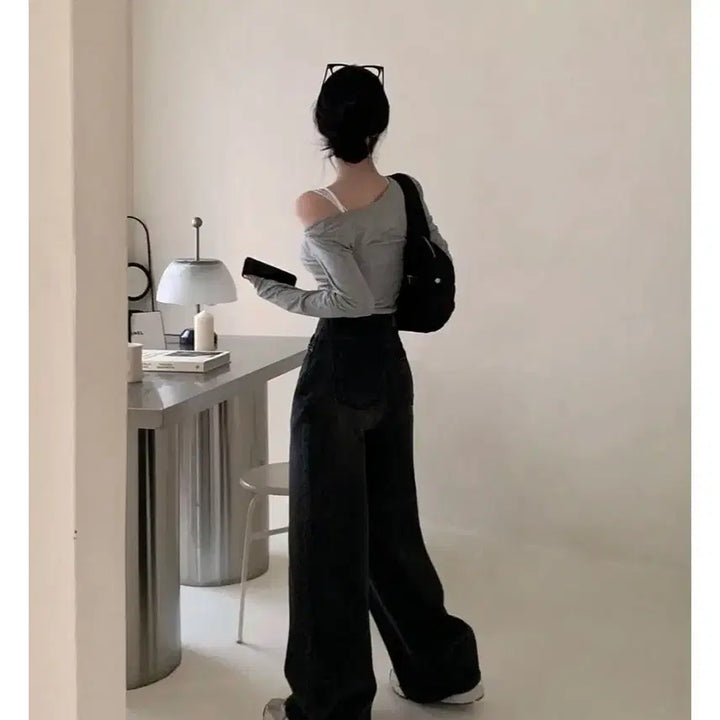 [BUNJANG] Beidelli Ocean Wide Denim Pants / 베이델리 오션 와이드 데님 팬츠