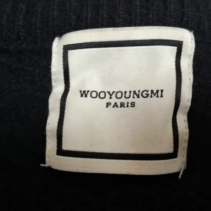 [BUNJANG] Wooyoungmi Golf Luxury Crew Neck Sweater (Black/Gray, 52) / (득템 찬스) 우영미 골프 럭셔리 크루넥 스웨터 52