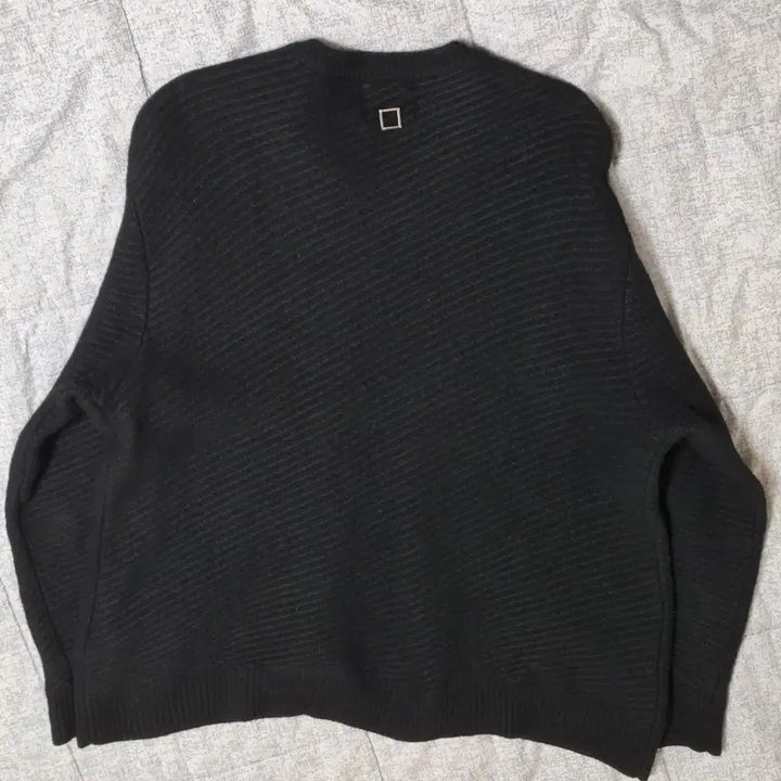 [BUNJANG] Wooyoungmi Golf Luxury Crew Neck Sweater (Black/Gray, 52) / (득템 찬스) 우영미 골프 럭셔리 크루넥 스웨터 52