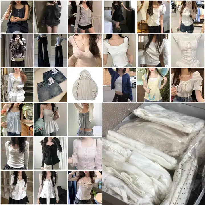 [BUNJANG] Women's Clothing Bundle Set / 3벌이상 ) 새옷 일괄 랜덤 판매 / 여성의류 옷 정리 처분