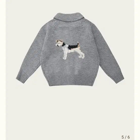 [BUNJANG] ribbonbit Puppy Zip-up Knit / ribbonbit Puppy Over Zip-up Knit 퍼피집업
