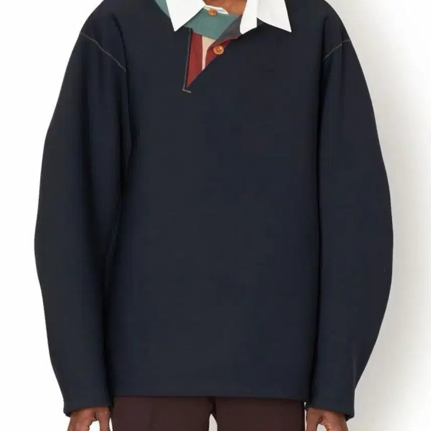 [BUNJANG] Kolor Contrast Panel Shirt / L) kolor 콘트라스트 패널 셔츠