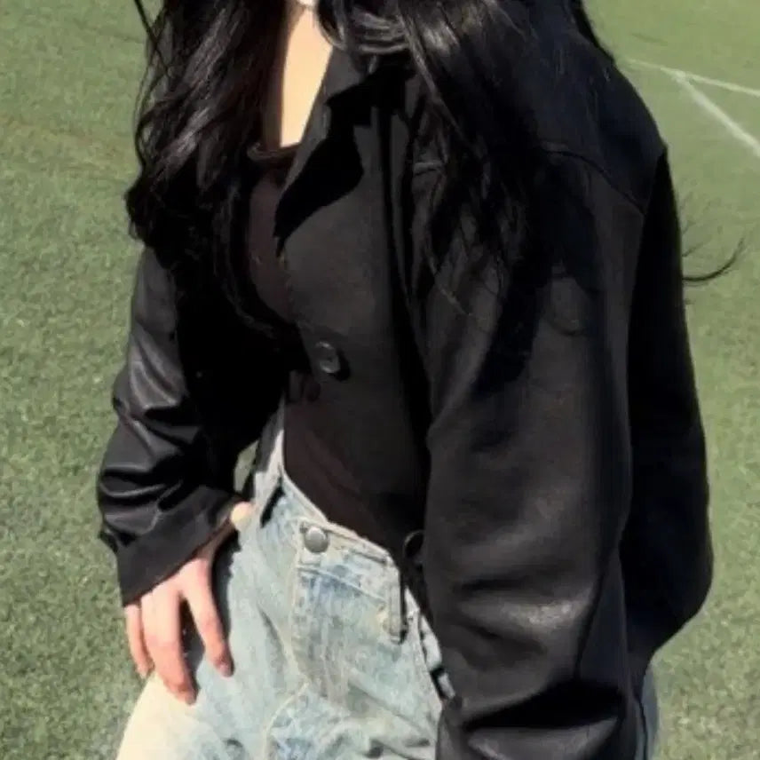 [BUNJANG] Leather Jacket / 레더 자켓