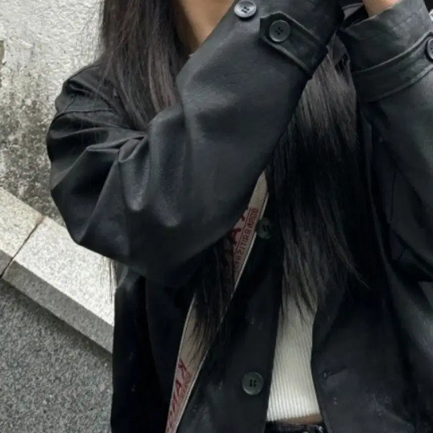[BUNJANG] Leather Jacket / 레더 자켓