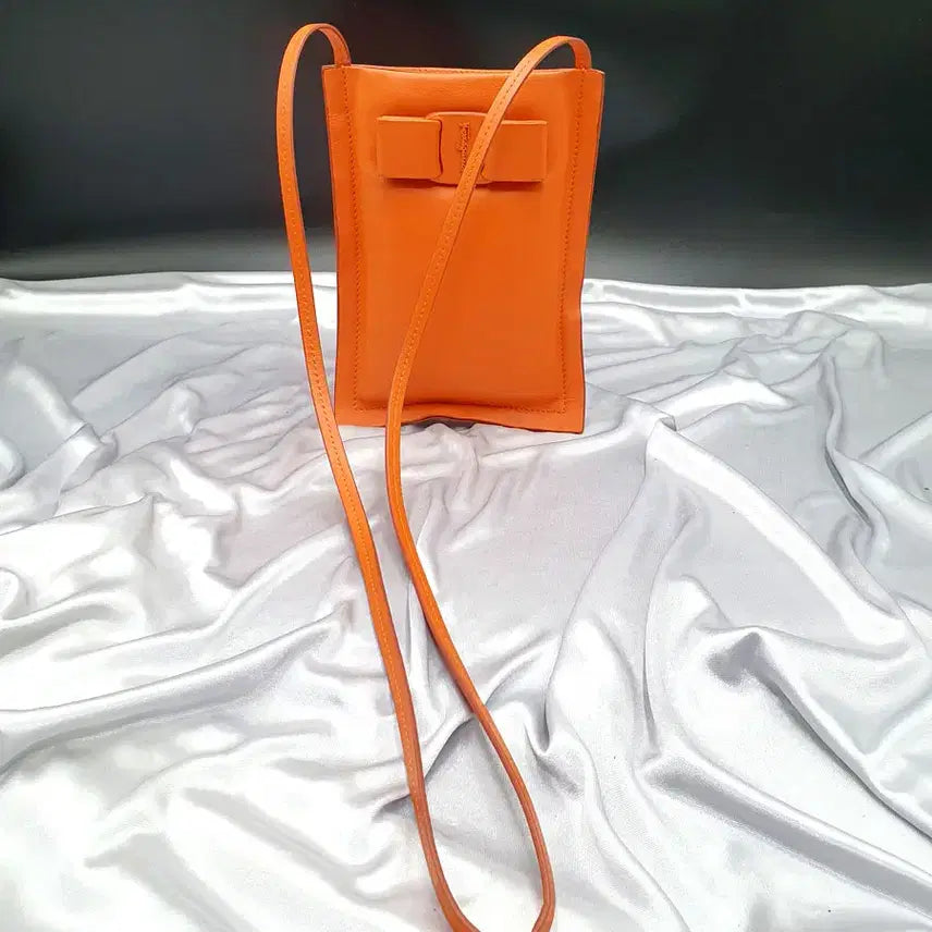 [BUNJANG] Ferragamo Mini Phone Crossbody Bag / 페라가모 미니 폰 크로스백 중고 가방 은피아노