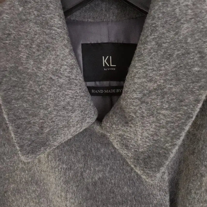 [BUNJANG] KL by LYNN Gray Wool Long Coat / KL by LYNN 린 핸드메이드 울90% 그레이 롱코트